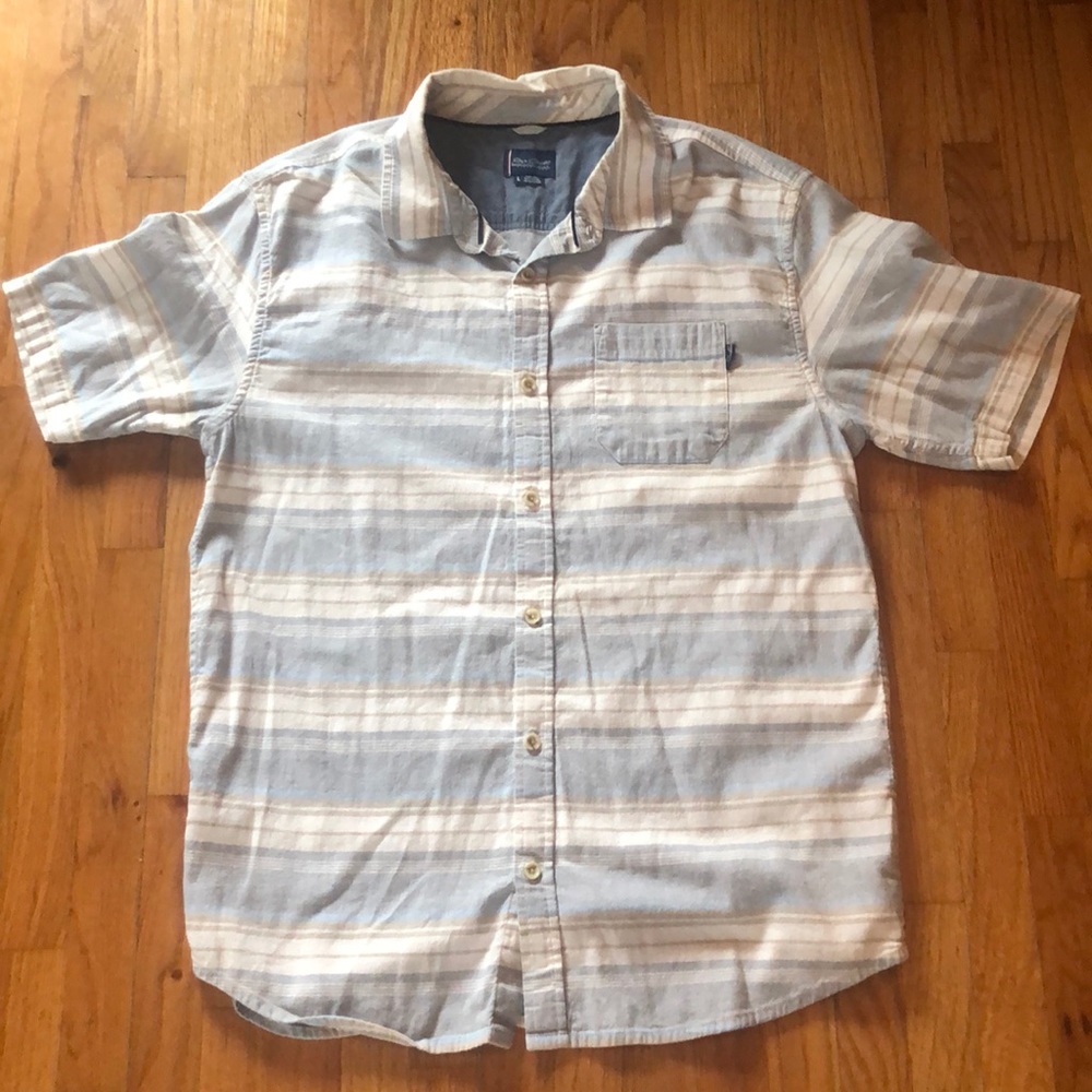 O’Neil Collection Short Sleeve Button Down Sz L